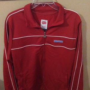 Hollister Athletics Red Track Jacket Size XL